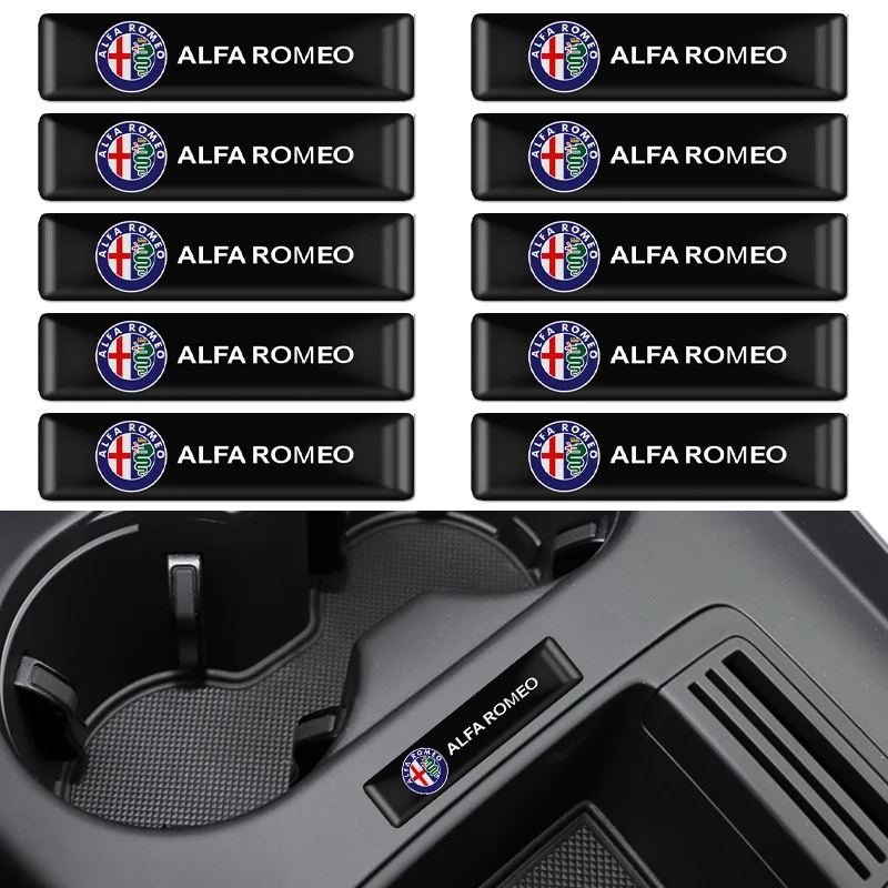 10pcs 3D Epoxy Car Decoration Sticker Emblem Badge Decals Accessories For Alfa Romeo Giulietta 159 147 Mito Stelvio Giulia Brera 
10pcs 3D Epoxy Car Decoration Sticker Emblem Badge Decals Accessories For Alfa Romeo Giulietta 159 147 Mito Stelvio Giulia Brera