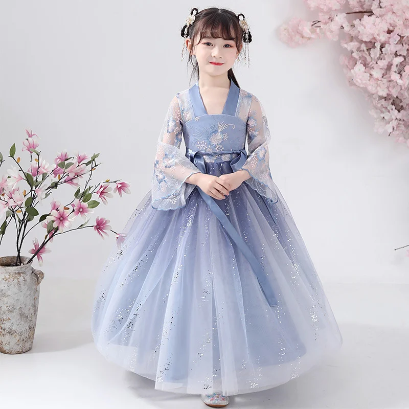 Chinese Hanfu Girl Children Cosplay Costumes Lace Little Girl Dress Princess Tang Suit Kids Girl Hanfu Chinese Traditional Dress
Chinese Hanfu Girl Children Cosplay Costumes Lace Little Girl Dress Princess Tang Suit Kids Girl Hanfu Chinese Traditional Dress