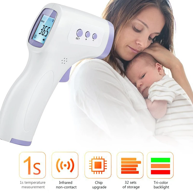 Non-Contact IR Thermometer Fast measure Light and portable Fingertip medical equipment SpO2 PR monitoring oximeter
Non-Contact IR Thermometer Fast measure Light and portable Fingertip medical equipment SpO2 PR monitoring oximeter