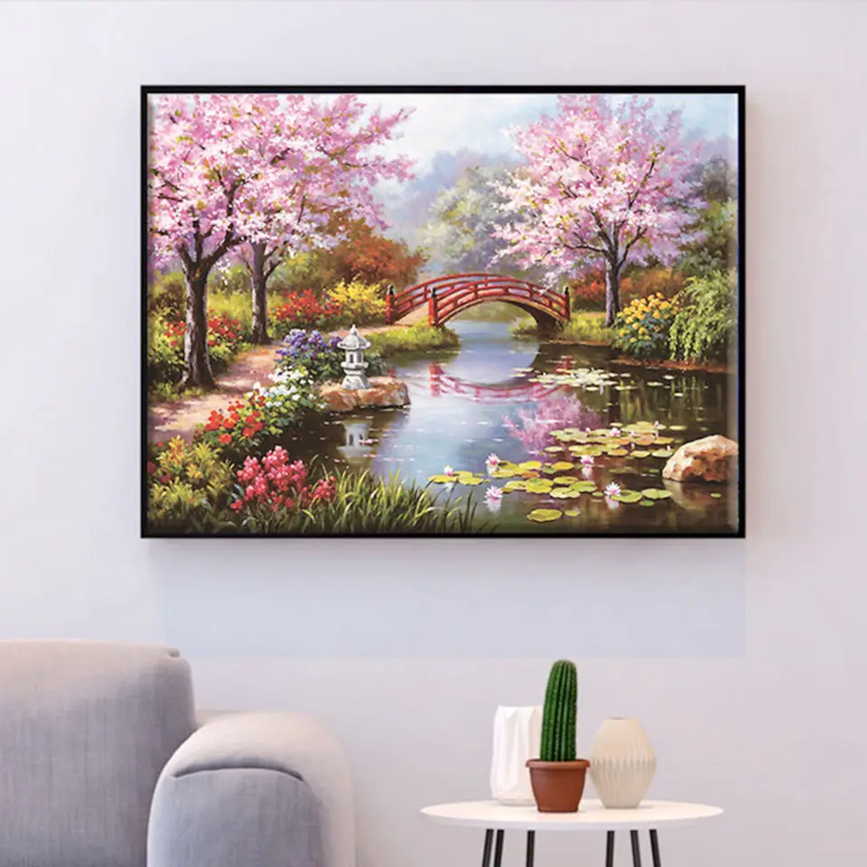 NEW 5D DIY Diamond Paintings Full Round Diamond Landscape "Cherry Tree" Mosaics Embroidered Home Decoration Mural Handmade Gift
NEW 5D DIY Diamond Paintings Full Round Diamond Landscape "Cherry Tree" Mosaics Embroidered Home Decoration Mural Handmade Gift