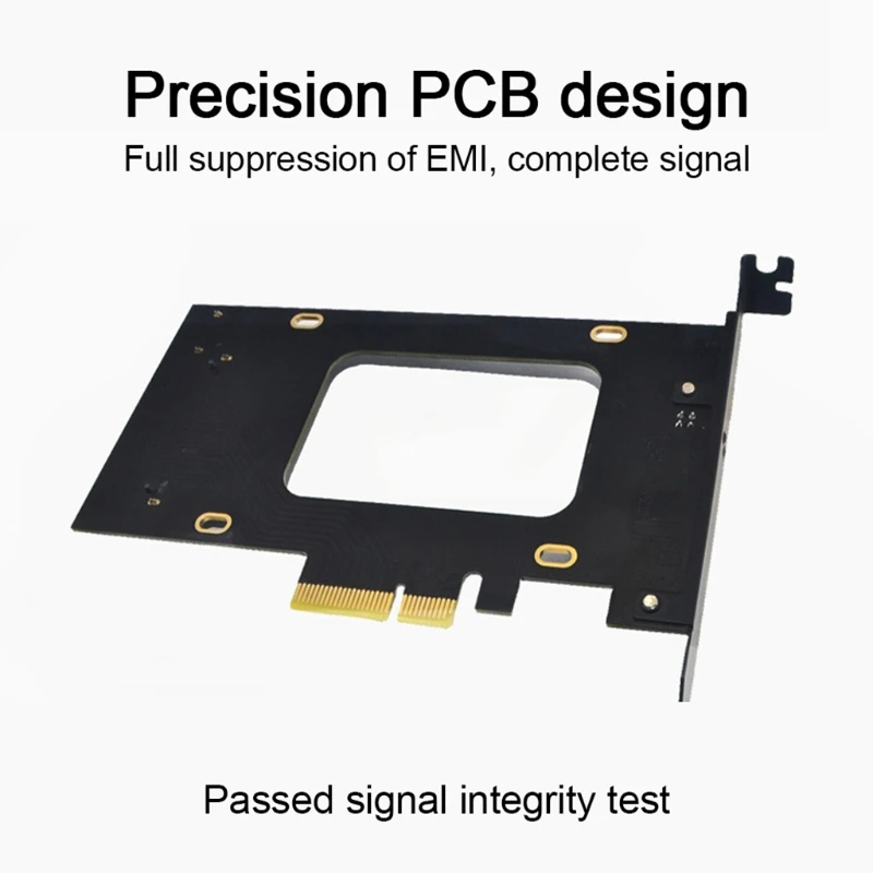 PCI-E Riser SFF-8639 Adapter PCIe U.2 SSD to PCI Express X4 Card Support U.2 SSD 2.5" SATA SSD to PCI-E X4 Riser Card
PCI-E Riser SFF-8639 Adapter PCIe U.2 SSD to PCI Express X4 Card Support U.2 SSD 2.5" SATA SSD to PCI-E X4 Riser Card
