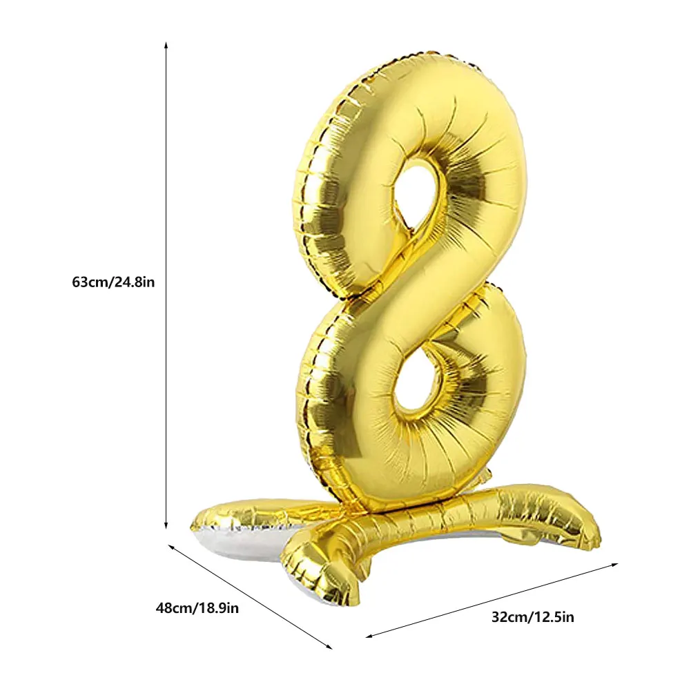 32 inch Standing style number Foil Balloon Birthday Party anniversary balloon Digit Air Balloon Decorations
32 inch Standing style number Foil Balloon Birthday Party anniversary balloon Digit Air Balloon Decorations