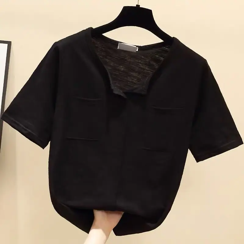 2021 S-2XL New Summer T Shirt Women Elasticity Woman Clothes Oversize Tops New Tshirt Maxi Female Short Sleeve Cotton Tee
2021 S-2XL New Summer T Shirt Women Elasticity Woman Clothes Oversize Tops New Tshirt Maxi Female Short Sleeve Cotton Tee