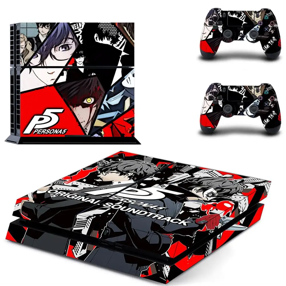 Виниловая наклейка для консоли и контроллеров PS4 Game Persona 5 | Электроника