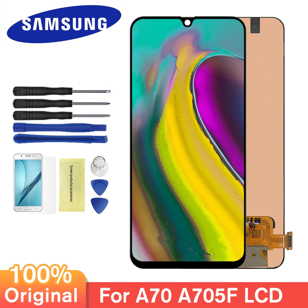 6 7 ''оригинальный A70 2019 ЖК дисплей для Samsung galaxy A705 A705F SM сенсорный экран