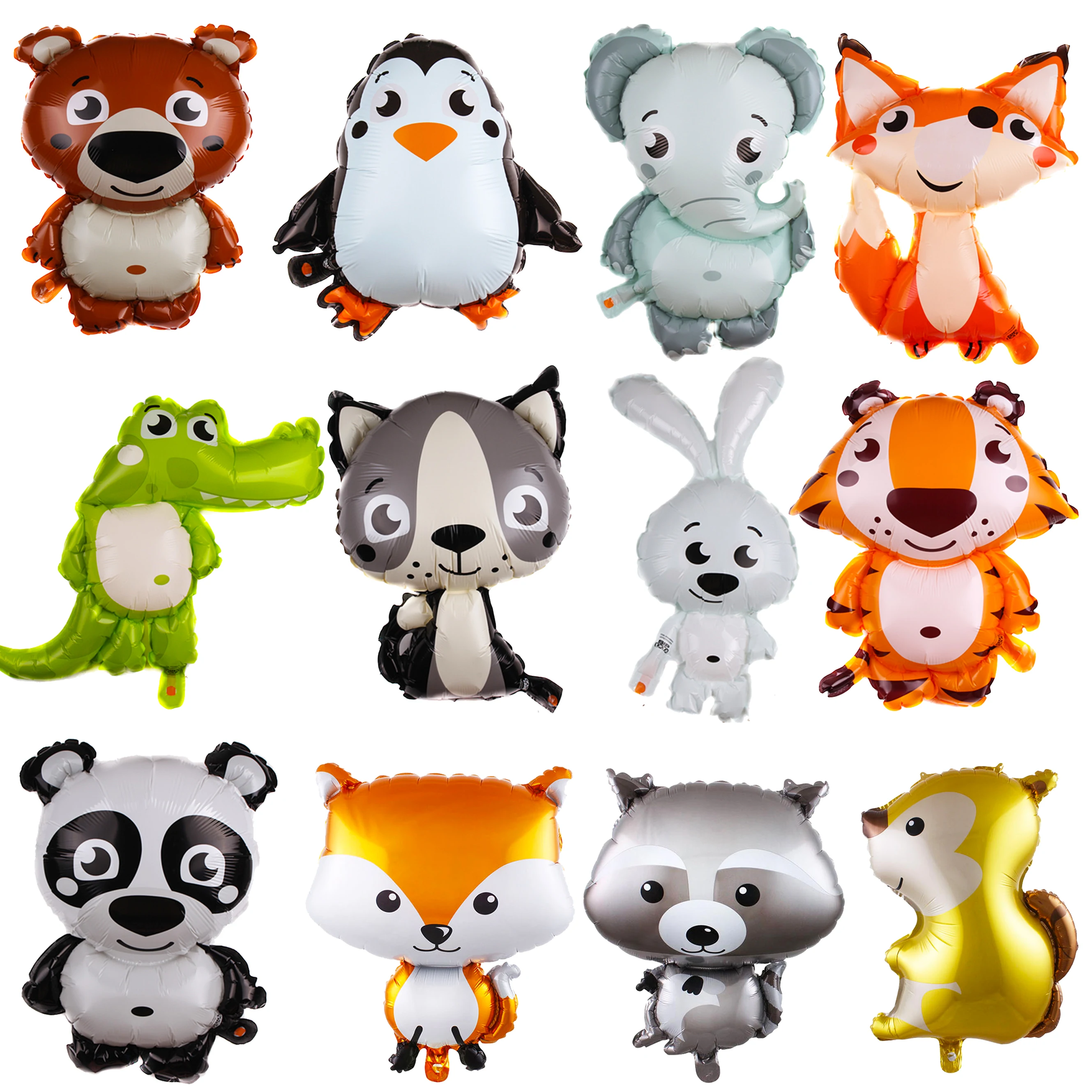 Jungle Animal Balloons Panda Rabbits Seal Fox Foil Helium Balloon Baby Shower Birthday Party Decoration Boy Kids Toy Ball Globos
Jungle Animal Balloons Panda Rabbits Seal Fox Foil Helium Balloon Baby Shower Birthday Party Decoration Boy Kids Toy Ball Globos