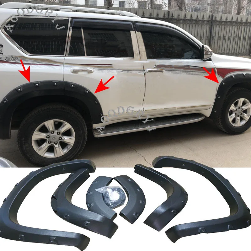 Автомобильные аксессуары 2010-2013 6 шт. подходят для Toyota Land Cruiser Prado LC150Fender вспышки