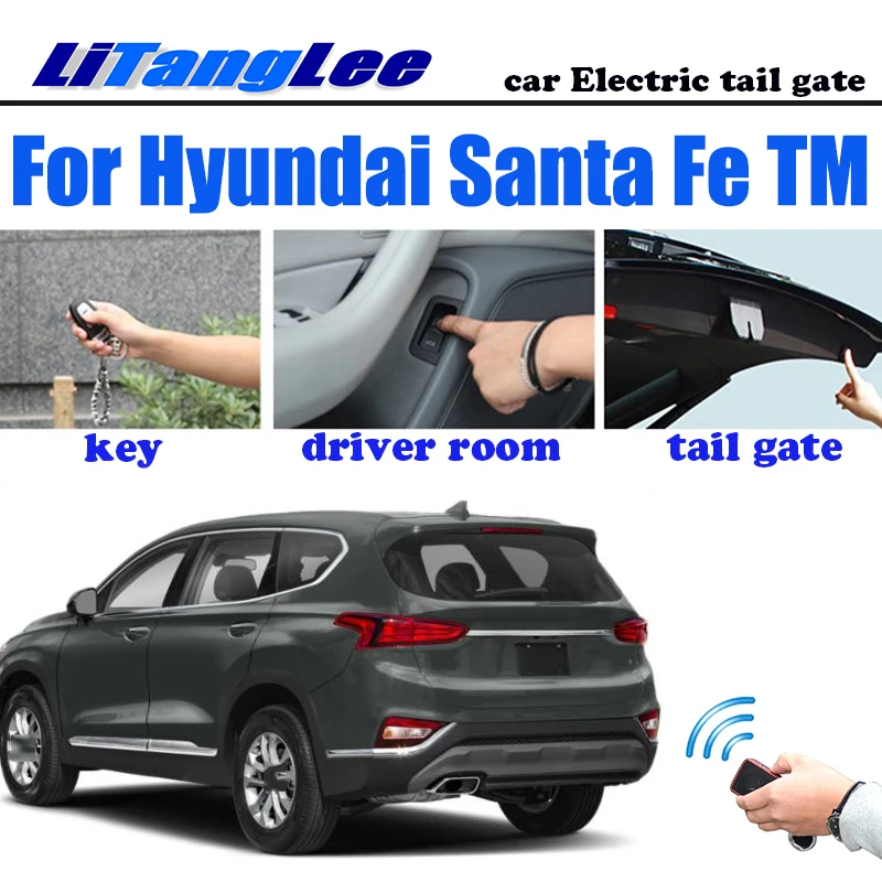 LiTangLee Car Electric Tail Gate Lift Tailgate Assist System For Hyundai Santa Fe TM ix45 2018~2020 Remote Control Trunk Lid
LiTangLee Car Electric Tail Gate Lift Tailgate Assist System For Hyundai Santa Fe TM ix45 2018~2020 Remote Control Trunk Lid
