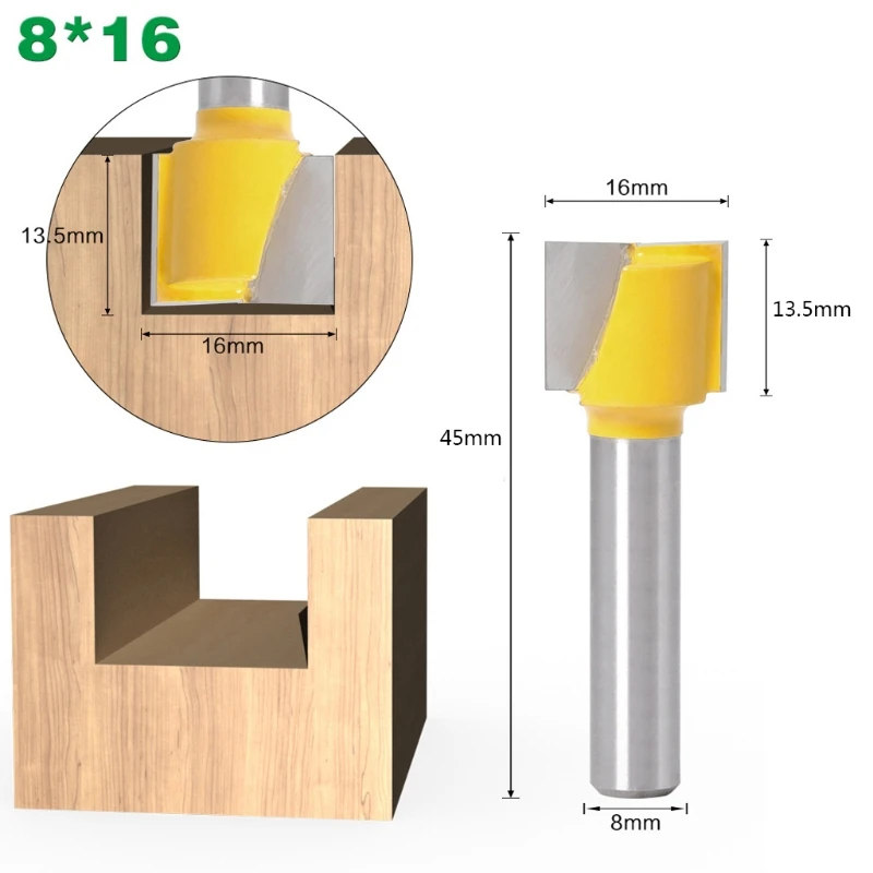 8mm Shank Bottom Cleaning Router Bit Solid Carbide Engraving Milling Trimmer
8mm Shank Bottom Cleaning Router Bit Solid Carbide Engraving Milling Trimmer