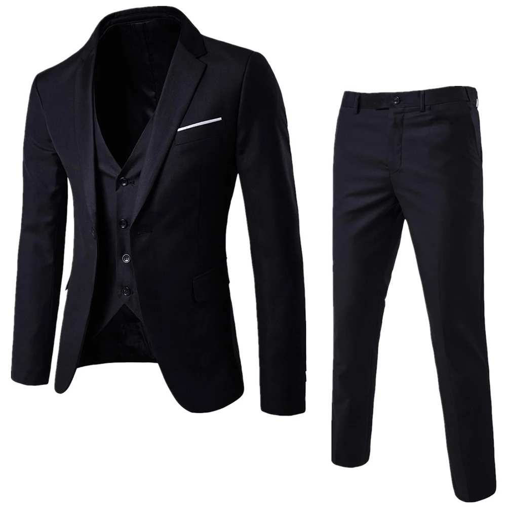 2021 Male Suits Blazer Slim Business Formal Dress 3 Piece Groom Best Man Suit Slim Fit Waistcoat Set Thin Blazer
2021 Male Suits Blazer Slim Business Formal Dress 3 Piece Groom Best Man Suit Slim Fit Waistcoat Set Thin Blazer