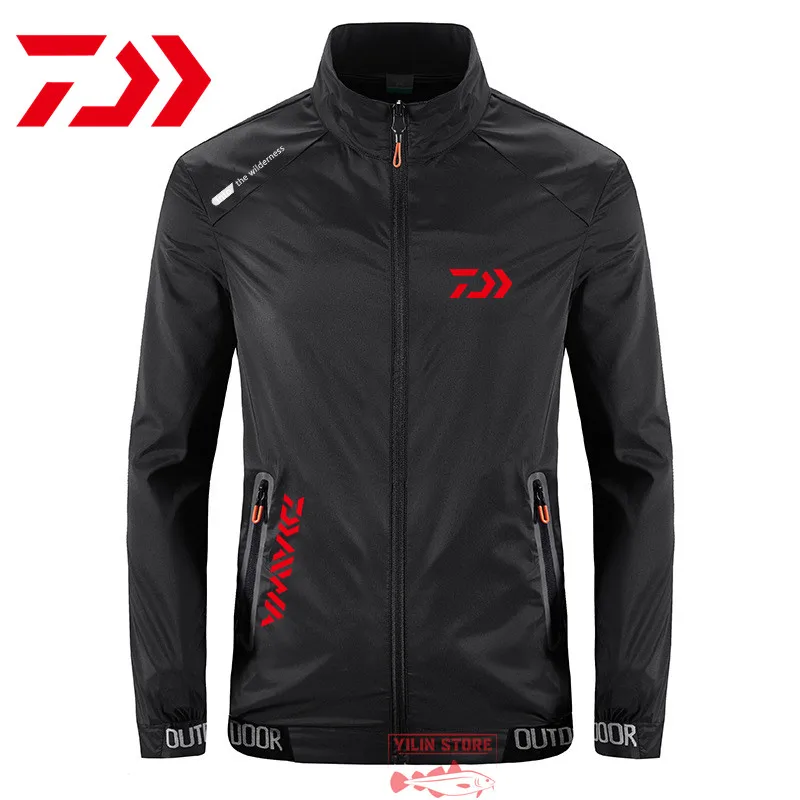 Daiwa Men's Spring Summer Waterproof Breathable Fishing Jacket Thin Quick Dry Sun Protection Daiwa Fishing Shirt Outer Clothe
Daiwa Men's Spring Summer Waterproof Breathable Fishing Jacket Thin Quick Dry Sun Protection Daiwa Fishing Shirt Outer Clothe