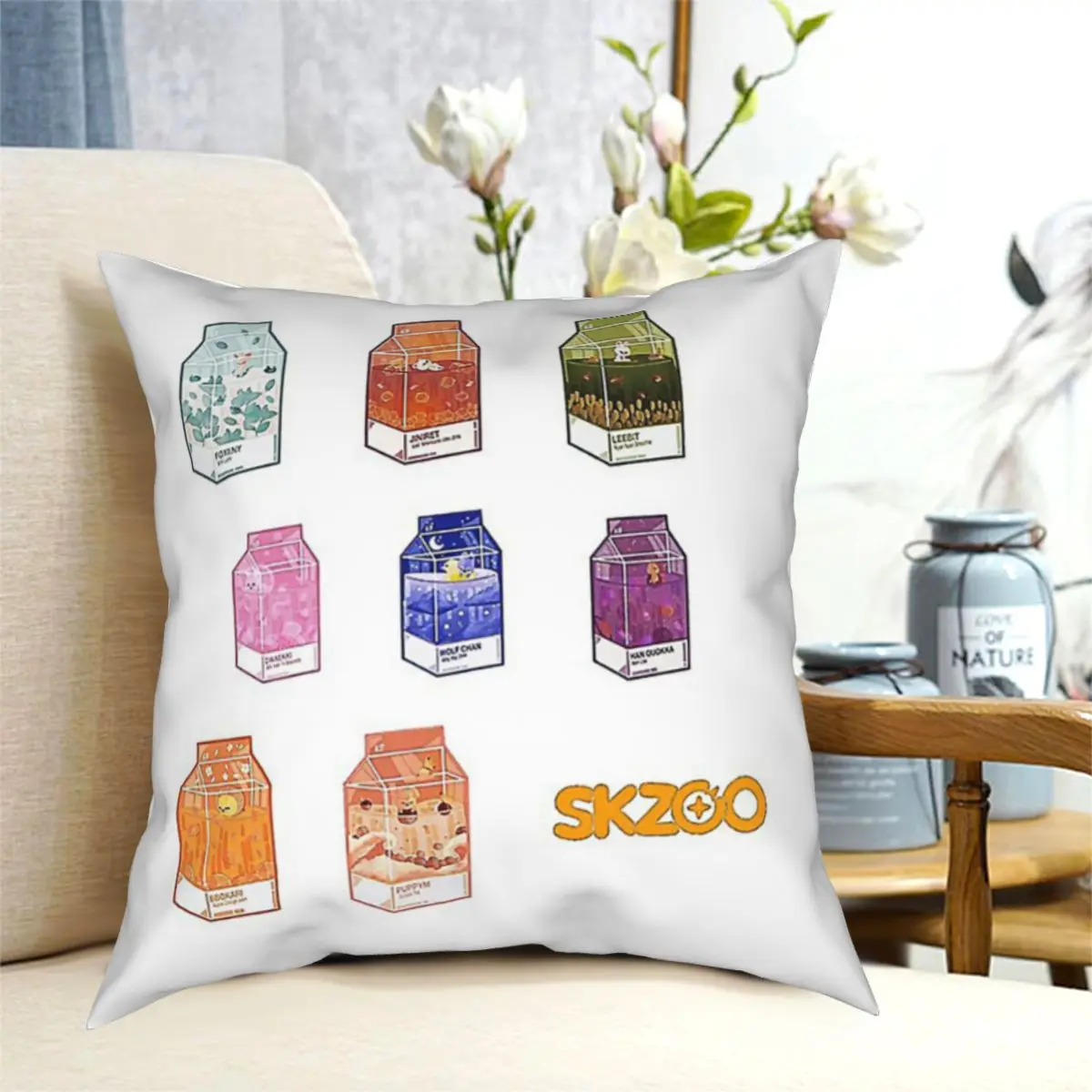 Skzoo Milk Characters With Their Famous Throw Pillow Cushion Cover Decorative Pillowcases Case Home Sofa Cushions(Double Sides)
Skzoo Milk Characters With Their Famous Throw Pillow Cushion Cover Decorative Pillowcases Case Home Sofa Cushions(Double Sides)