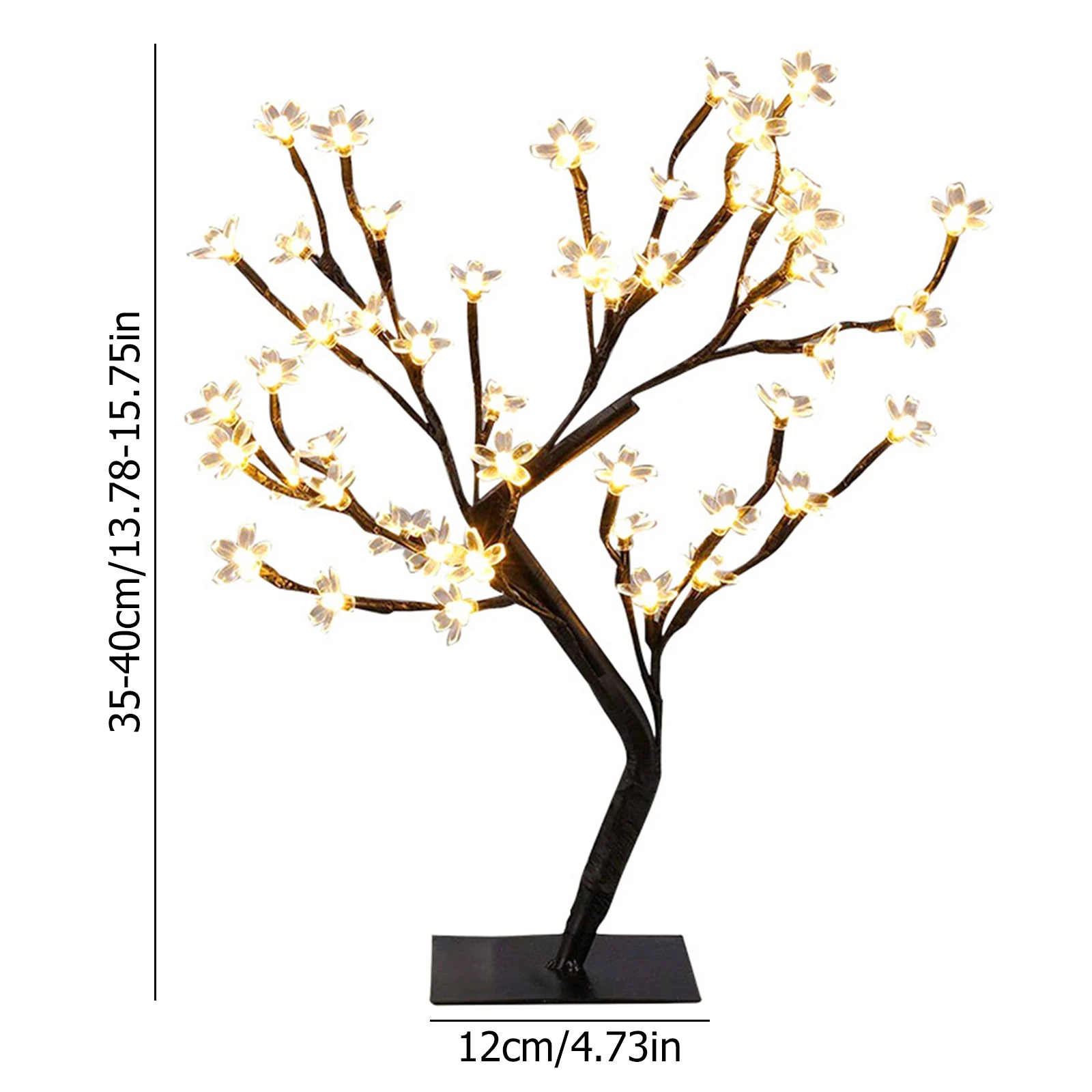 Cherry Blossom Tree Light 24/36/48 LED Bonsai Night Light USB Sakura Flower Table Lamp Decor For Home Festival Party Christmas 
Cherry Blossom Tree Light 24/36/48 LED Bonsai Night Light USB Sakura Flower Table Lamp Decor For Home Festival Party Christmas