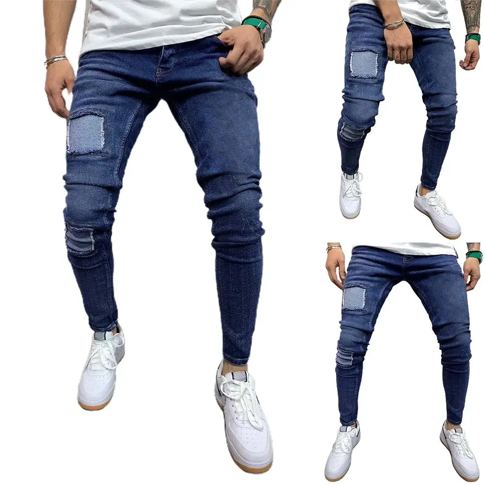 Blue Slim Fit Mens Jeans Skinny Denim Long Pants Distressed Stretchy Casual Bottoms Ripped Trousers
Blue Slim Fit Mens Jeans Skinny Denim Long Pants Distressed Stretchy Casual Bottoms Ripped Trousers