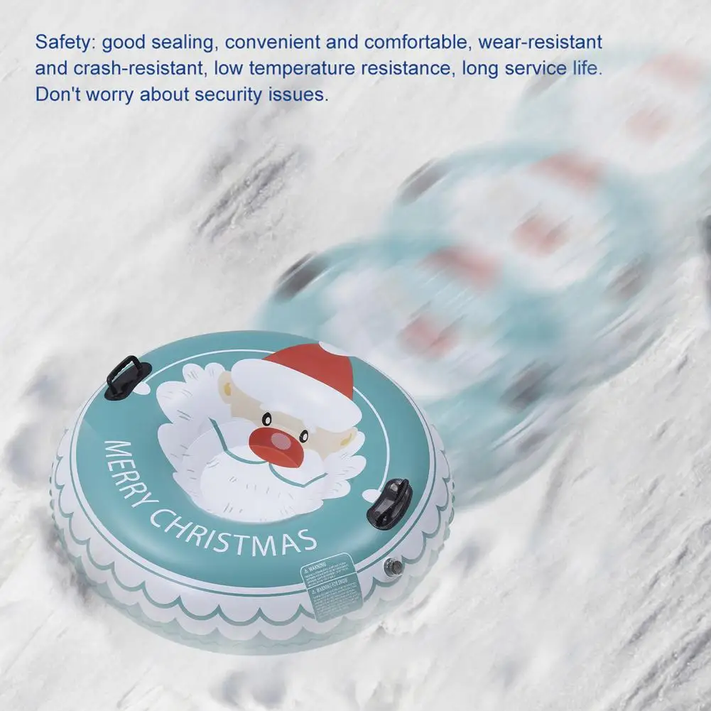 Snow Tube PVC Christmas Theme Fast Iatable Snow Sled Tube With Reinforced Handle For Skiing Sledding 112cm 1pcs
Snow Tube PVC Christmas Theme Fast Iatable Snow Sled Tube With Reinforced Handle For Skiing Sledding 112cm 1pcs