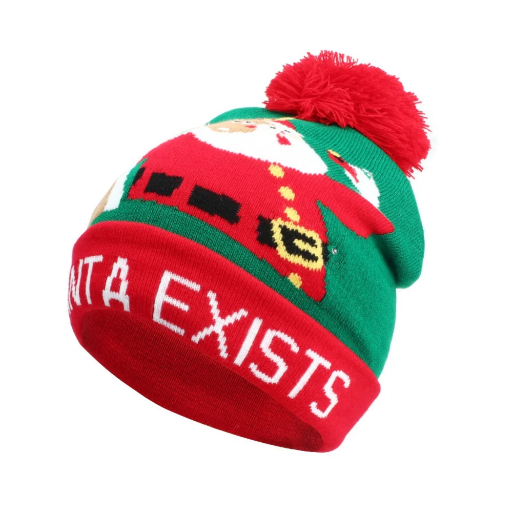 Winter Colorful LED Light Christmas Hat Cartoon Pattern Luminous Knitted Snowman Beanie Cap for Kids Adult Xmas Festival Party
Winter Colorful LED Light Christmas Hat Cartoon Pattern Luminous Knitted Snowman Beanie Cap for Kids Adult Xmas Festival Party
