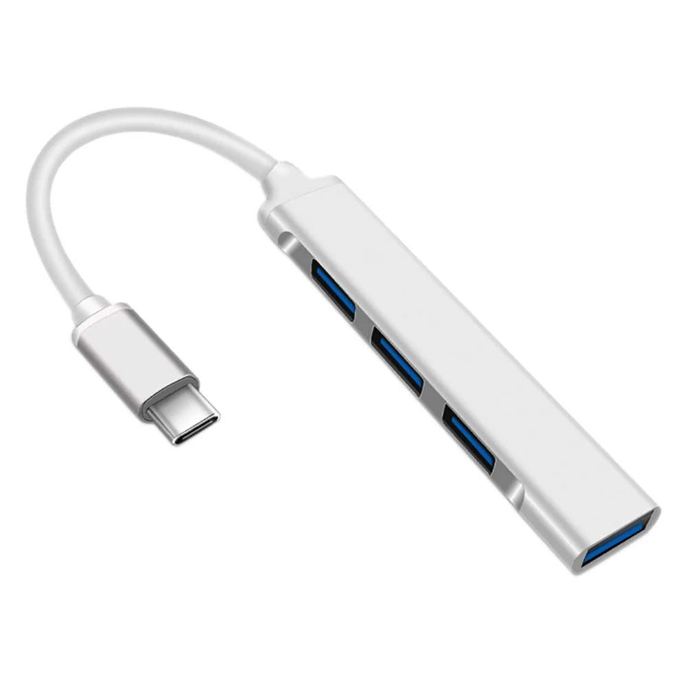 USB C Hub 4 Ports USB Type C OTG Adapter for MacBook Computer Accessories Notebook Smartphone Expansion Converter
USB C Hub 4 Ports USB Type C OTG Adapter for MacBook Computer Accessories Notebook Smartphone Expansion Converter