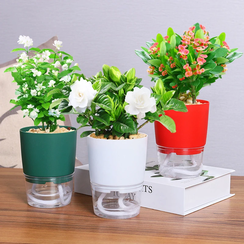 Soilless Rapid Water Absorbing Flower Pot Cultivation Pot Resin Self-Absorbent Plant Pot With Stand for Garden Home LB88
Soilless Rapid Water Absorbing Flower Pot Cultivation Pot Resin Self-Absorbent Plant Pot With Stand for Garden Home LB88