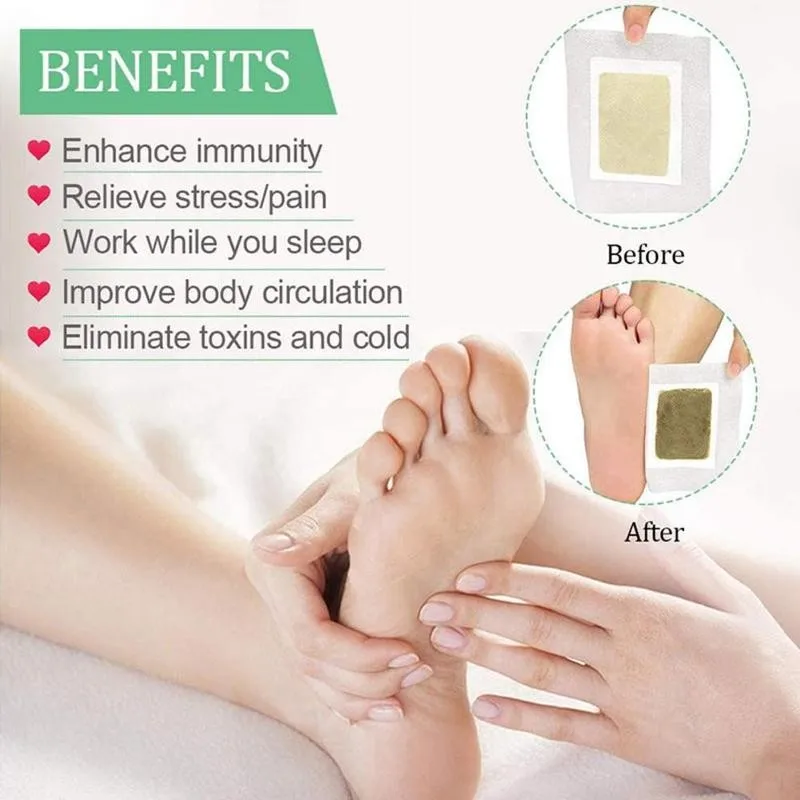 5 Pair Wormwood Health Foot Patch Pads Body Detox Nourishing Foot Care Patch Slimming Feet Repair sticker Improve Organic S G0O0
5 Pair Wormwood Health Foot Patch Pads Body Detox Nourishing Foot Care Patch Slimming Feet Repair sticker Improve Organic S G0O0