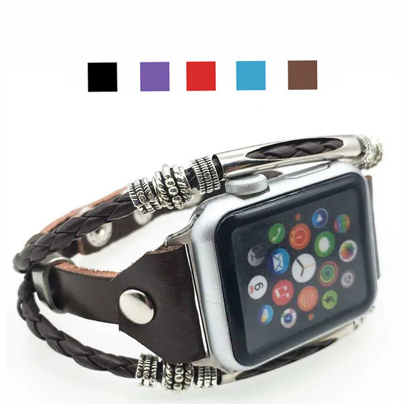 Кожаный ремешок ручной работы для Apple Watch Series 5, 4, 3, 2, 1, iWatch 38, 40, 42, 44 мм, браслет для женщин, мужчин, влюбленных
Кожаный ремешок ручной работы для Apple Watch Series 5, 4, 3, 2, 1, iWatch 38, 40, 42, 44 мм, браслет для женщин, мужчин, влюбленных
