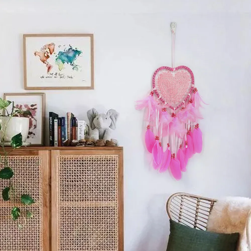 Fancy Dream Catcher Hollow Hoop Heart Shape Pendant Feathers Handmade Wall Hanging Home Decor Gift Indian Decoration Home
Fancy Dream Catcher Hollow Hoop Heart Shape Pendant Feathers Handmade Wall Hanging Home Decor Gift Indian Decoration Home