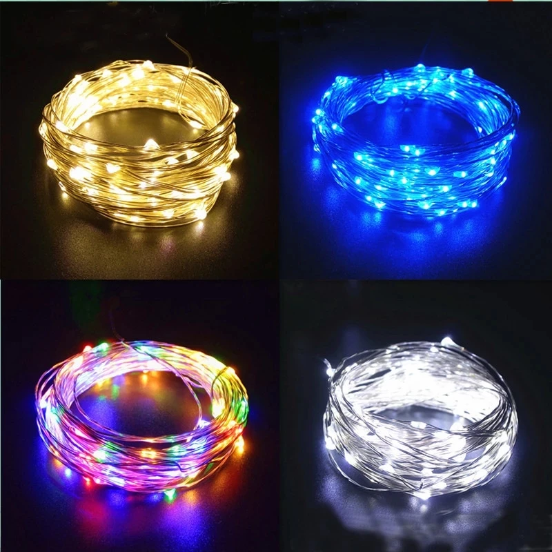 Copper Wire LED String Lights Holiday Lighting Fairy Garland for Christmas Tree Wedding Party Decoration Outdoor Garland Lights
Copper Wire LED String Lights Holiday Lighting Fairy Garland for Christmas Tree Wedding Party Decoration Outdoor Garland Lights