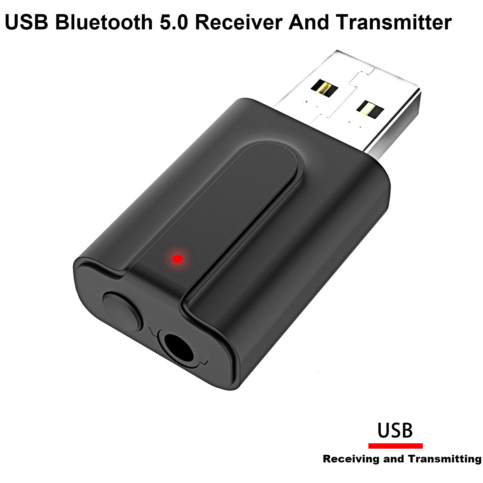 USB Bluetooth 5.0 Receiver Transmitter 2in1 Bluetooth Adapter Wireless Speaker Earphone PC TV Audio Receiving and Transmitting
USB Bluetooth 5.0 Receiver Transmitter 2in1 Bluetooth Adapter Wireless Speaker Earphone PC TV Audio Receiving and Transmitting