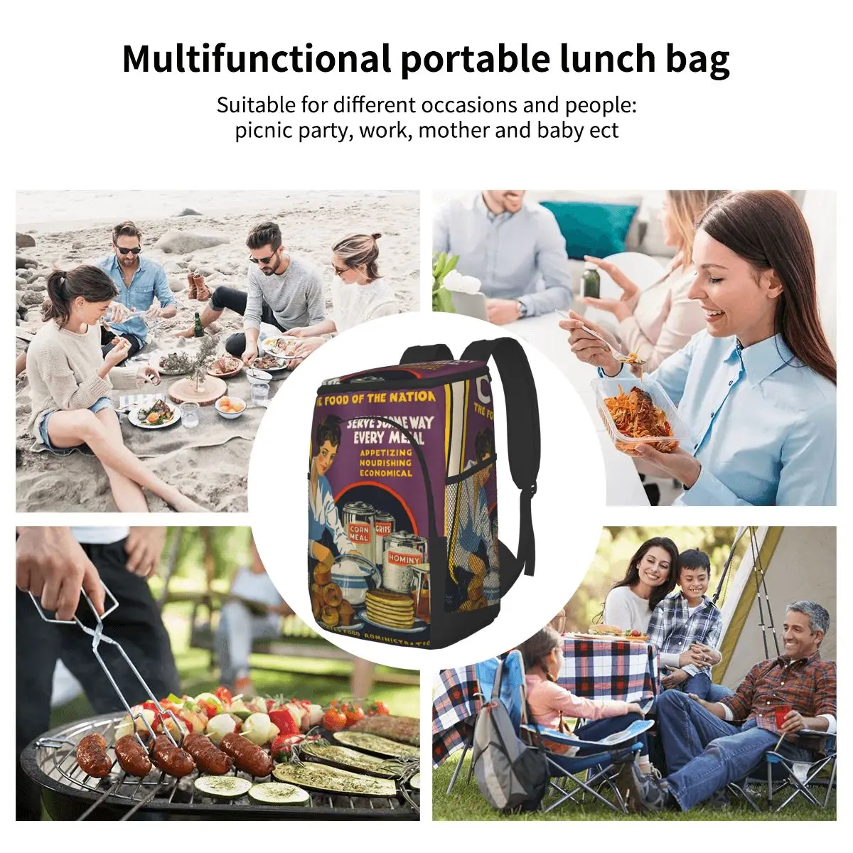 15L Refrigerator Bag Soft Large Insulated Cooler Backpack Thermal Isothermal Fridge Travel Beach Beer Bag Vintage Corn Poster
15L Refrigerator Bag Soft Large Insulated Cooler Backpack Thermal Isothermal Fridge Travel Beach Beer Bag Vintage Corn Poster