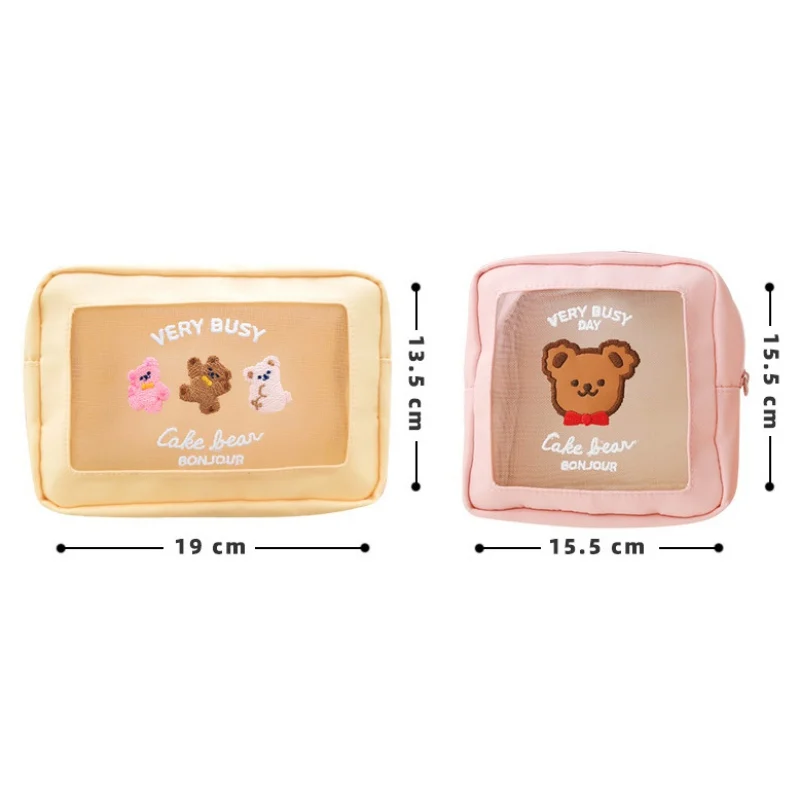 1PC Cosmetic Bear Makeup Rectangular storage bag Transparent Waterproof Bath Cosmetic Bag Zip Lock Portable Bags
1PC Cosmetic Bear Makeup Rectangular storage bag Transparent Waterproof Bath Cosmetic Bag Zip Lock Portable Bags