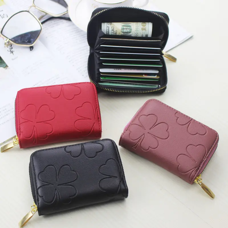 Women's Card Bag Lovely Flowers Pattern Leather Zipper 11 Cards Slots Short Wallet Coin Purses Wholesale New Fashion Female Bags
Women's Card Bag Lovely Flowers Pattern Leather Zipper 11 Cards Slots Short Wallet Coin Purses Wholesale New Fashion Female Bags