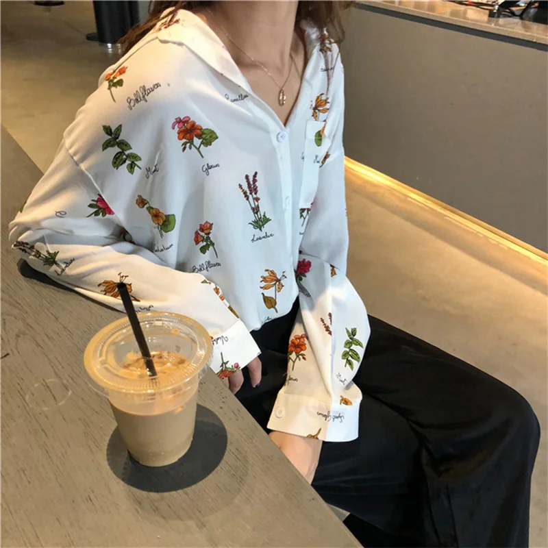 Floral Print Blouse Women Korean Fashion Shirt Casual Long-sleeved Shirt Temperament Blouses Blusas Mujer De Moda*
Floral Print Blouse Women Korean Fashion Shirt Casual Long-sleeved Shirt Temperament Blouses Blusas Mujer De Moda*