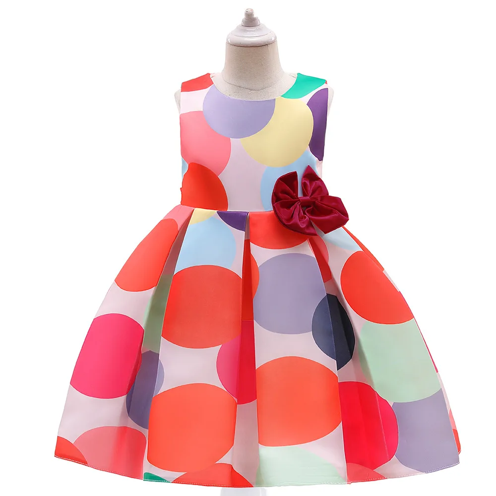 New Fashion Baby Girl Dresses Princess clothing Party Print Satin Short Sleeveless Flower Children Dresses with Bow
New Fashion Baby Girl Dresses Princess clothing Party Print Satin Short Sleeveless Flower Children Dresses with Bow