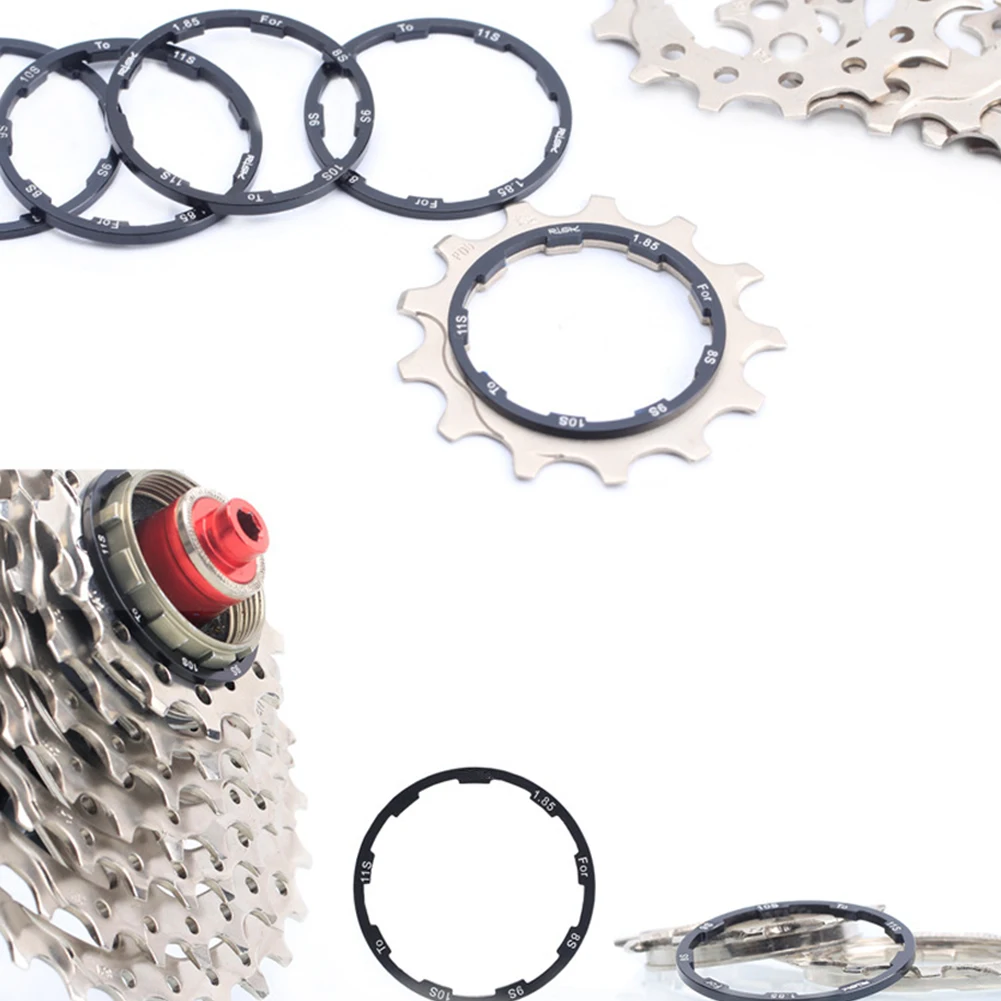 1mm+1.5mm+2mm Bicycle Grooved Hub Washer MTB Bottom Bracket Spacers Flywheel Cassette Gasket Road Bike Freehub Washer