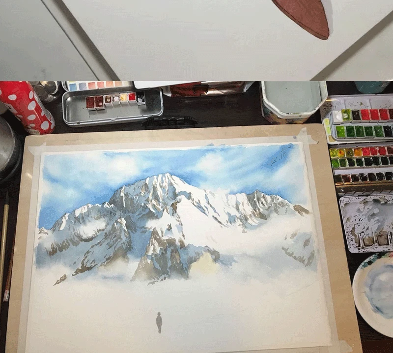 48 Colors Watercolor Paint for Drawing Art Paint Supplies Iron Box with Paintbrush Professional Solid Watercolor Paints Set
48 Colors Watercolor Paint for Drawing Art Paint Supplies Iron Box with Paintbrush Professional Solid Watercolor Paints Set