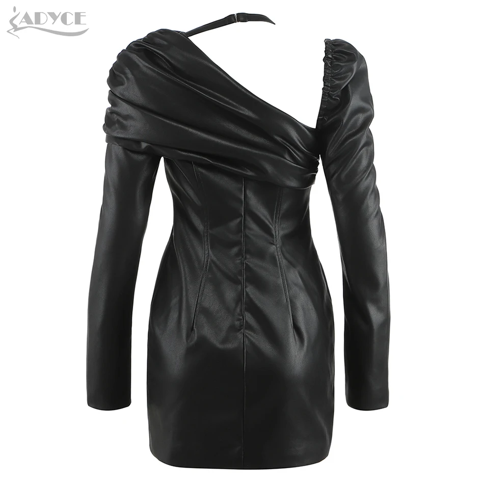 Adyce Mini Black 2021 Summer Dress For Women Sexy Long Sleeve Draped PU Celebrity Evening Runway Club Party Outfit Lady Dresses
Adyce Mini Black 2021 Summer Dress For Women Sexy Long Sleeve Draped PU Celebrity Evening Runway Club Party Outfit Lady Dresses