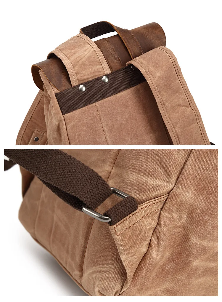 Vintage Leather Canvas Backpack Men Laptop Bag College School Bookbag Shoulder Bag Large Capacity Waterproof Travel Rucksack
Vintage Leather Canvas Backpack Men Laptop Bag College School Bookbag Shoulder Bag Large Capacity Waterproof Travel Rucksack