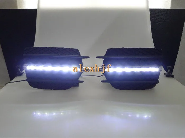July King LED Daytime Running Lights DRL LED Front Bumper Fog Lamp Case for BMW X6 E71 2008-2013 1:1 Replacement, PX B type 
July King LED Daytime Running Lights DRL LED Front Bumper Fog Lamp Case for BMW X6 E71 2008-2013 1:1 Replacement, PX B type