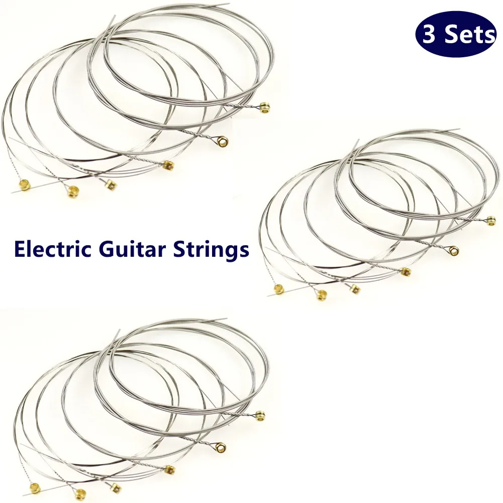 3 Sets High Quality Electric Guitar Strings Replacement Steel String For Professional Guitar Artiest Beginners
3 Sets High Quality Electric Guitar Strings Replacement Steel String For Professional Guitar Artiest Beginners