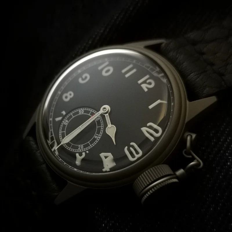 Luxury Men Mechanical Wrist Watches Small Second Sapphire Fine Steel Titanium Sand Bronze Frog Watch Pt5000 Navy Military Watch
Luxury Men Mechanical Wrist Watches Small Second Sapphire Fine Steel Titanium Sand Bronze Frog Watch Pt5000 Navy Military Watch