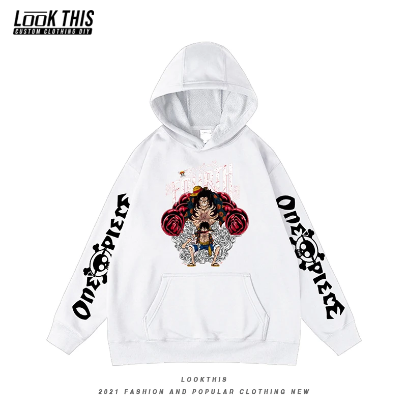 One Piece Anime Men Fleece Oversized Sweatshirts Popular Hoodies Streetwear Autumn 2021 Hooded Boy Loose Long Sleeve Tops
One Piece Anime Men Fleece Oversized Sweatshirts Popular Hoodies Streetwear Autumn 2021 Hooded Boy Loose Long Sleeve Tops