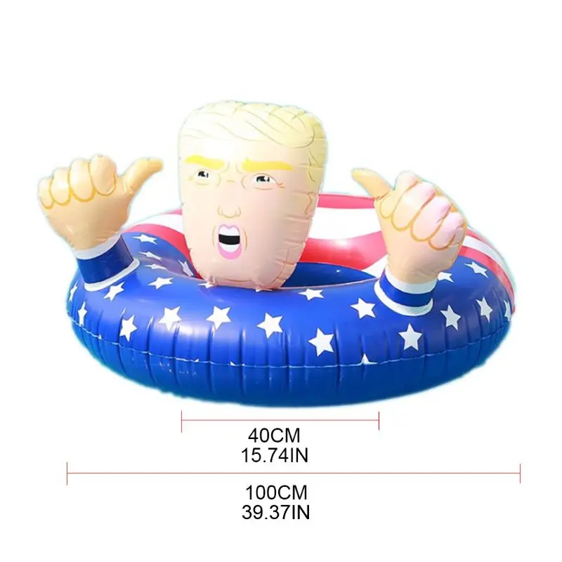 Creative Inflatable Pool Float Funny Trump American Flag Pool Swimming Floats Durable PVC Beach Party Pool Party Supplies
Creative Inflatable Pool Float Funny Trump American Flag Pool Swimming Floats Durable PVC Beach Party Pool Party Supplies