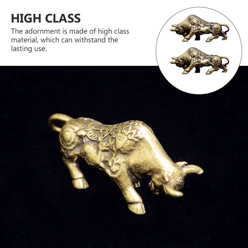 2pcs Brass Design Pendant Cow Ornament Bag Keys Hanging Decor Brass Handicraft
2pcs Brass Design Pendant Cow Ornament Bag Keys Hanging Decor Brass Handicraft