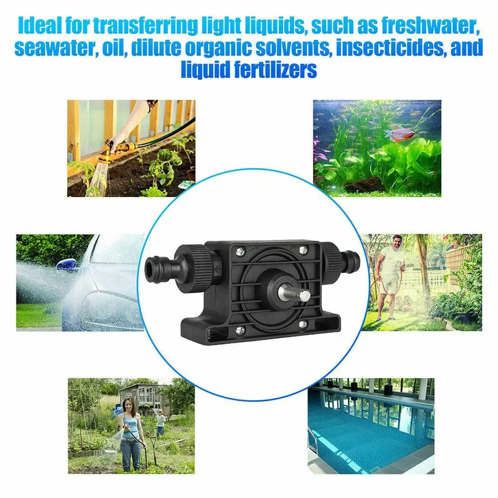 Electric Drill Pump Self Priming Transfer Pumps Oil Hand Round Duty Fluid Self-Priming Portable Shank Pump Heavy Water E2H5
Electric Drill Pump Self Priming Transfer Pumps Oil Hand Round Duty Fluid Self-Priming Portable Shank Pump Heavy Water E2H5