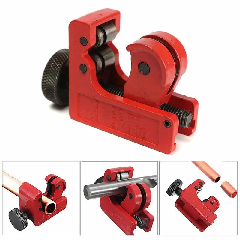 1PC 3-22/3-16mm Mini Alloy Steel Pipe Tubing Cutter Cutting 1/8-inch to 7/8-Inch for Pipe Copper PVC Thin Stainless Steel Tube
1PC 3-22/3-16mm Mini Alloy Steel Pipe Tubing Cutter Cutting 1/8-inch to 7/8-Inch for Pipe Copper PVC Thin Stainless Steel Tube