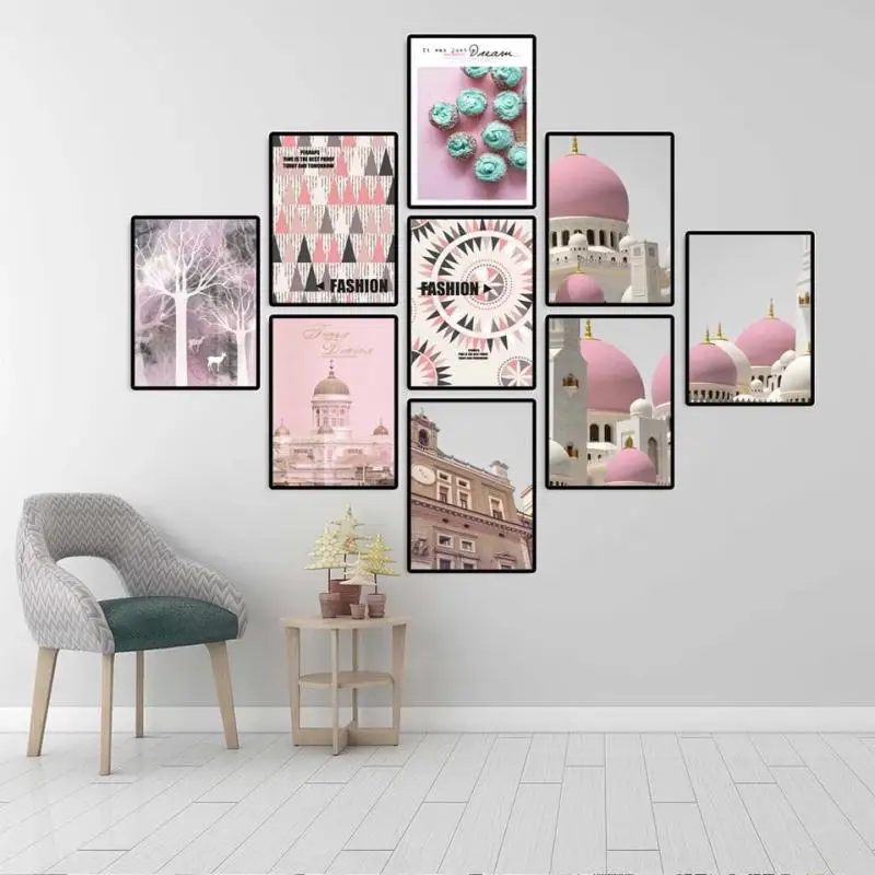 Pink Architecture Abstract Romanesque Arched Architecture Beautiful Landscape Photography Hd Frameless Canvas Printing Poster
Pink Architecture Abstract Romanesque Arched Architecture Beautiful Landscape Photography Hd Frameless Canvas Printing Poster