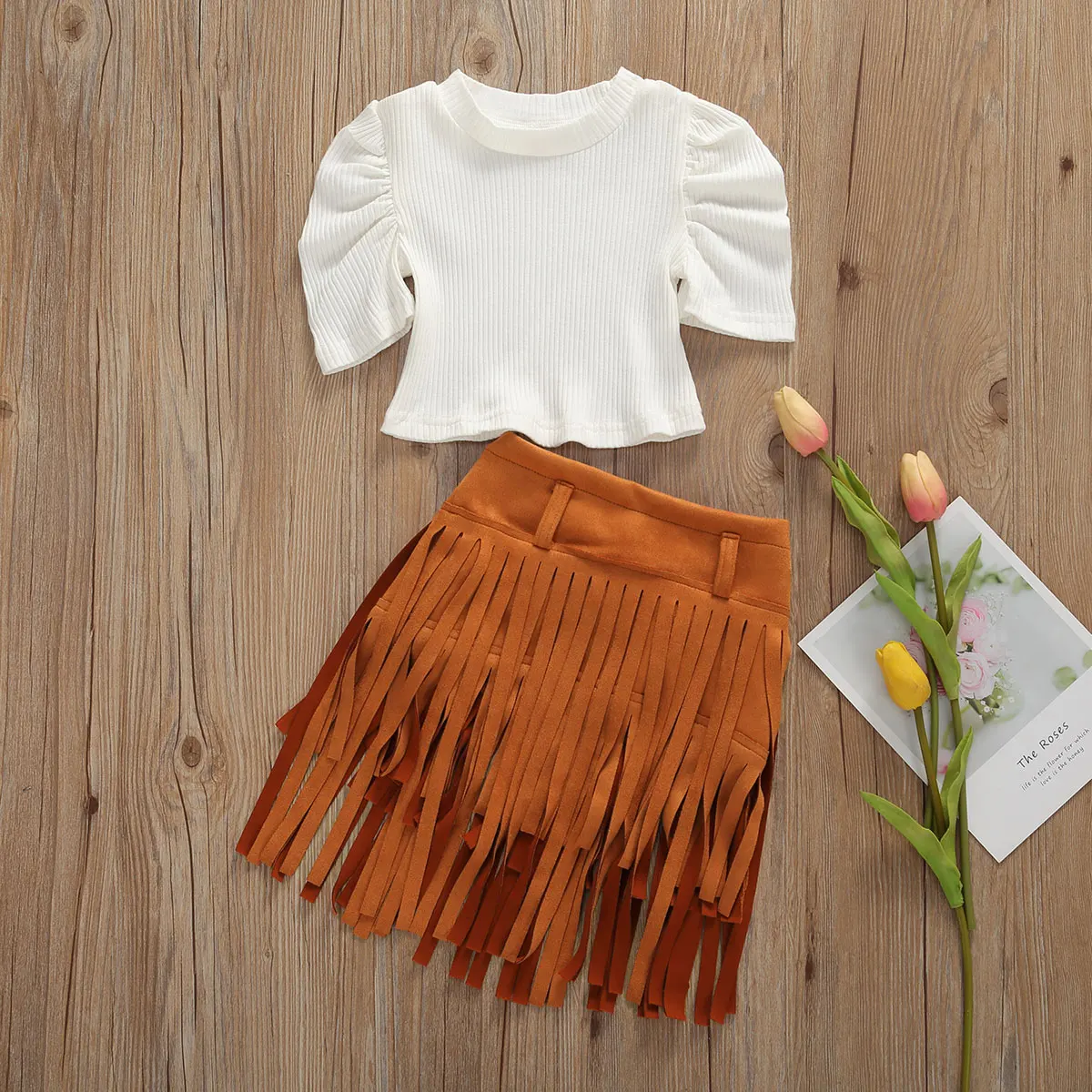 Fashion Toddler Baby Girls Clothes Solid Short Sleeve T shirt Tops+Tassel Skirts Summer Casual 2PCS Outfits Set
Fashion Toddler Baby Girls Clothes Solid Short Sleeve T shirt Tops+Tassel Skirts Summer Casual 2PCS Outfits Set