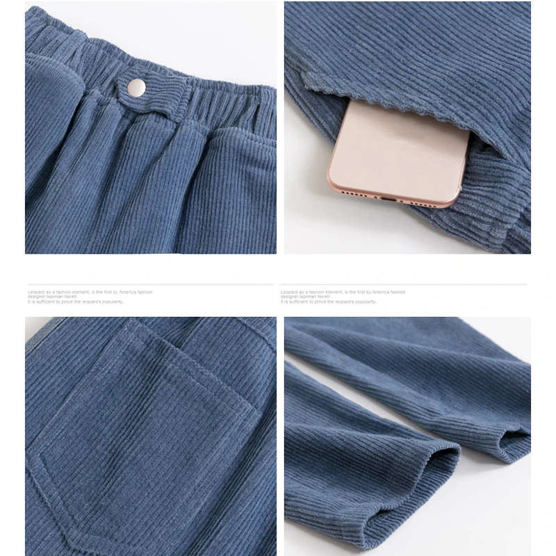 Autumn Winter Corduroy Pants For Women Loose Plus Size Trousers Stretch High Waist Harem Pants Streetwear Blue Black Beige Pants
Autumn Winter Corduroy Pants For Women Loose Plus Size Trousers Stretch High Waist Harem Pants Streetwear Blue Black Beige Pants