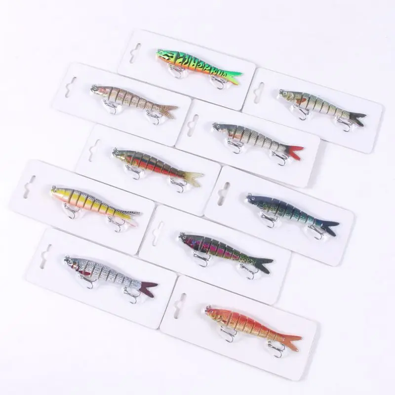 10species Multi Jointed Swimbait Fishing Lures Crankbait For Wobblers Pike Hard Swim Bait Sinking Fish Bass Lure 3D eyes
10species Multi Jointed Swimbait Fishing Lures Crankbait For Wobblers Pike Hard Swim Bait Sinking Fish Bass Lure 3D eyes