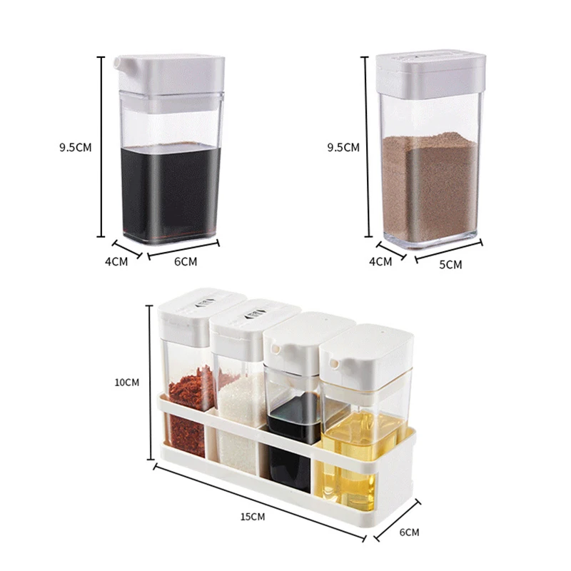 Plastic Jars For Spices Salt Pepper Shakers Seasoning Jar Can Barbecue Condiment Oil Bottles Spice Container Kitchen Supplies
Plastic Jars For Spices Salt Pepper Shakers Seasoning Jar Can Barbecue Condiment Oil Bottles Spice Container Kitchen Supplies