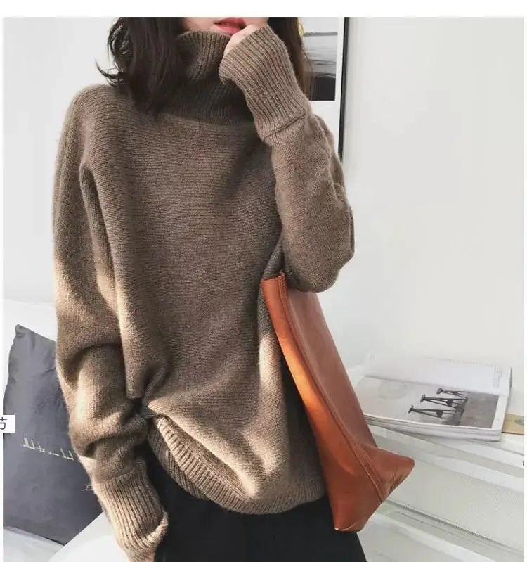 2020 Winter New Turtleneck 100% Cashmere And Wool Sweater Women Plus Size Korean Top Pullover Oversized Long Fashion
2020 Winter New Turtleneck 100% Cashmere And Wool Sweater Women Plus Size Korean Top Pullover Oversized Long Fashion
